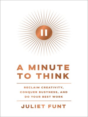 cover image of A Minute to Think